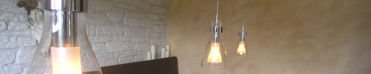 verputzte Wand